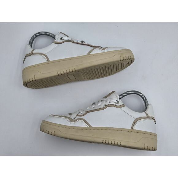 Free People Women’s Size 7 Retro Thirty Love Low Top White Pink Casual Sneakers - Picture 3 of 10